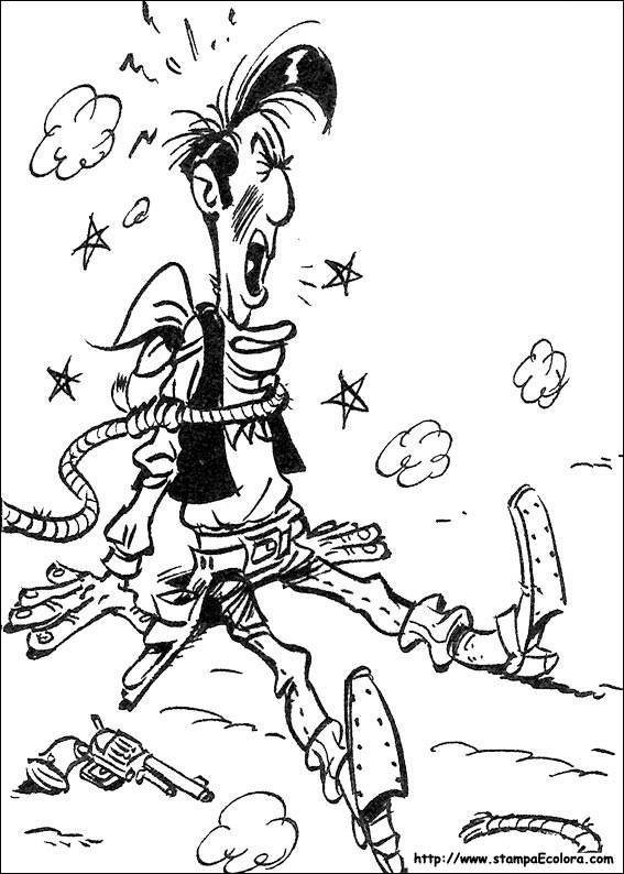 Disegni Lucky Luke